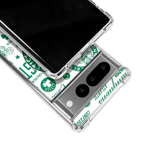 NBA Boston Celtics Historic Blast Google Pixel 7 Pro Clear Case